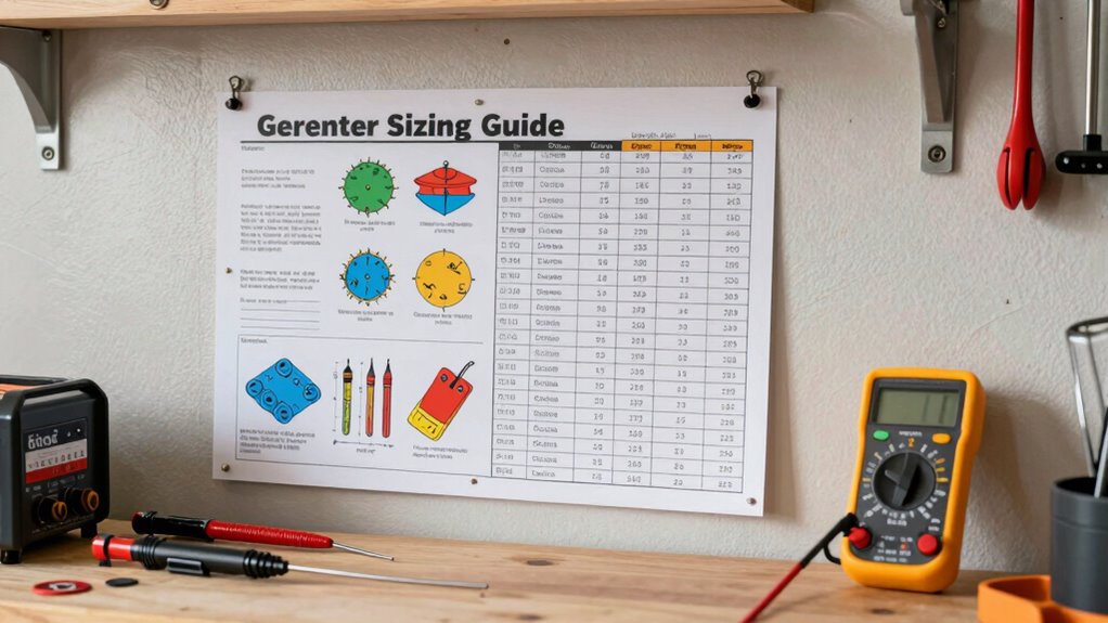 accurately size your generator