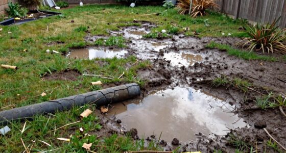 addressing yard drainage issues