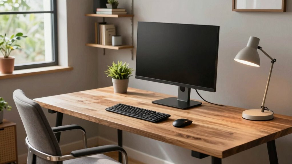 adjust monitor and keyboard ergonomics