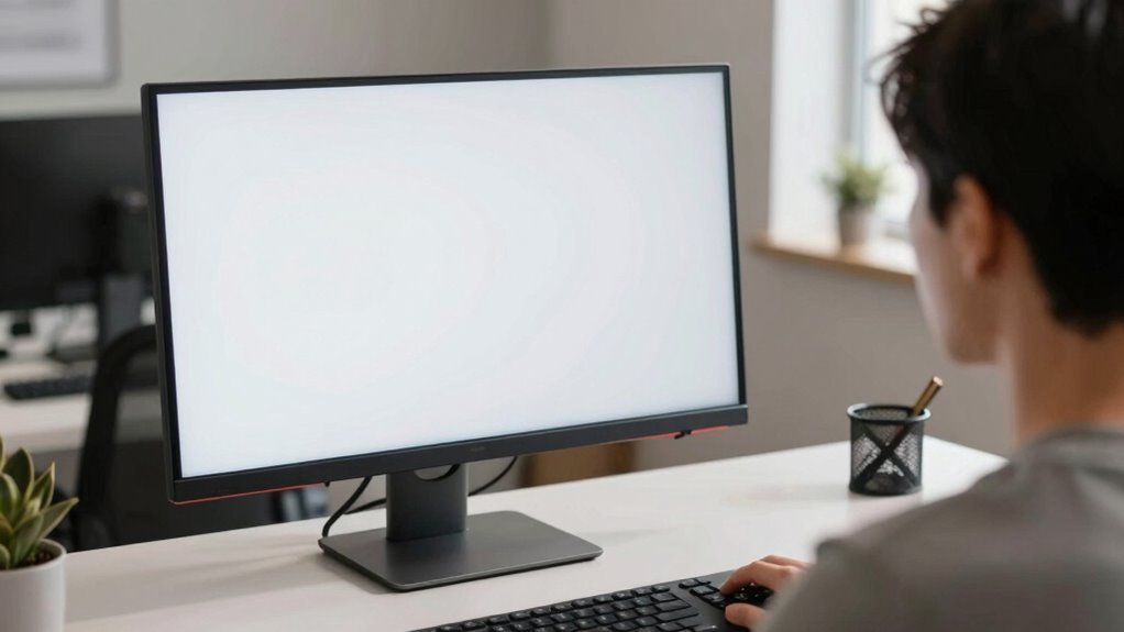 adjust monitor calibrate reduce glare