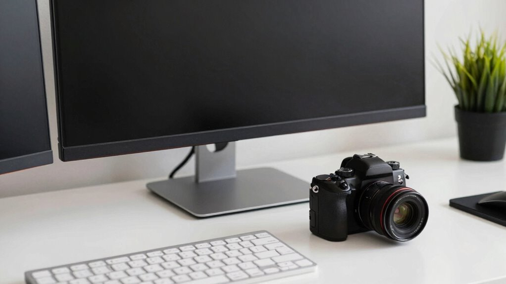 adjust monitor to eye level