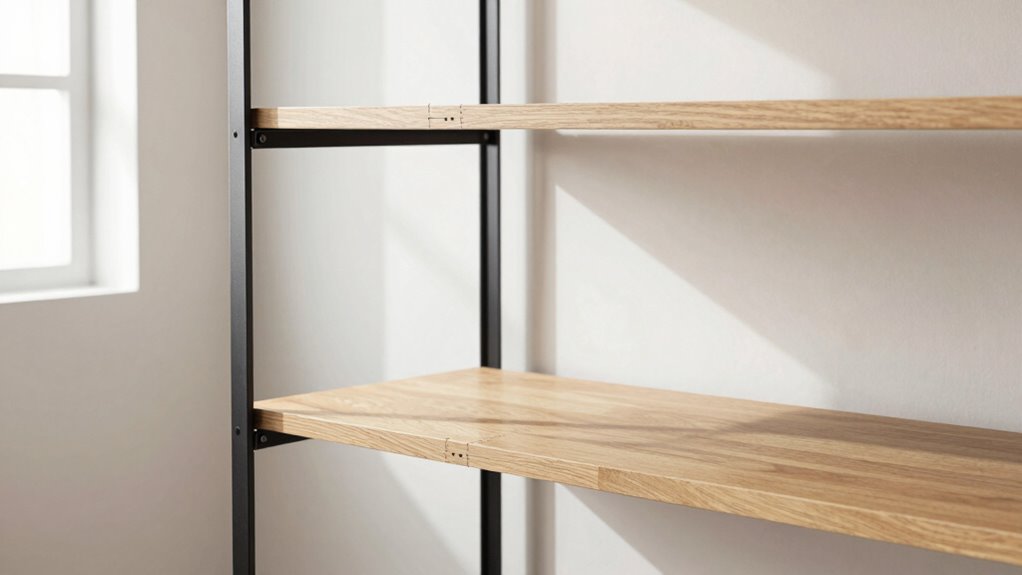adjustable shelves maximize space