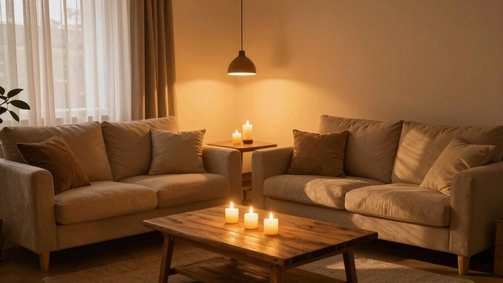 adjustable warm lighting options