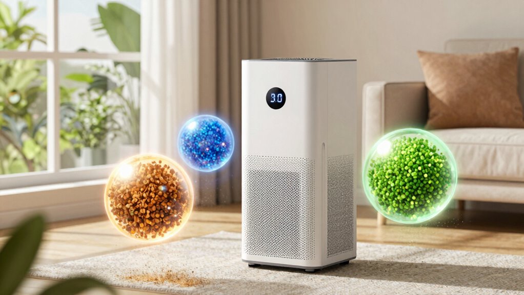 air purifier particle ratings