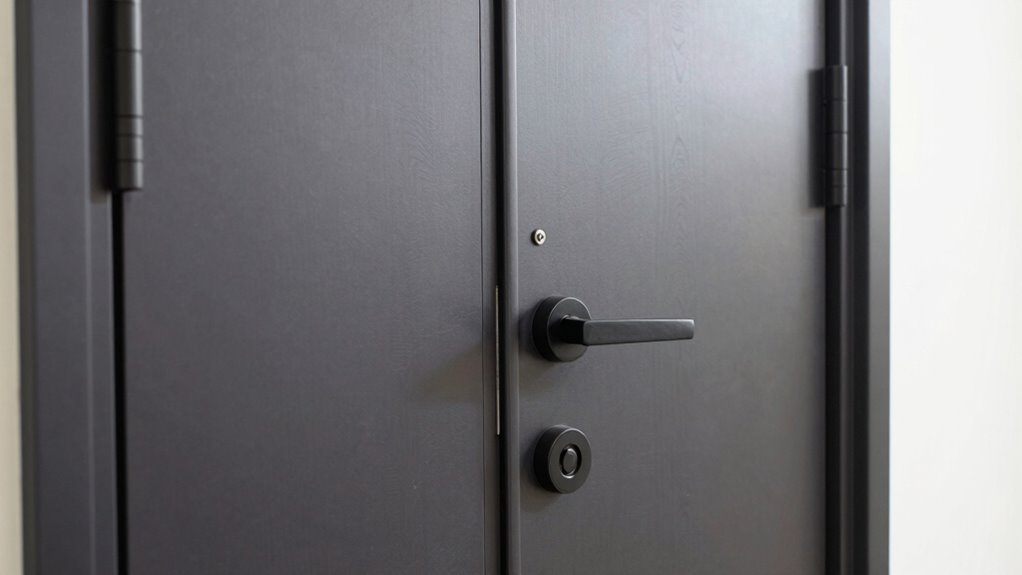 assess door security thoroughly