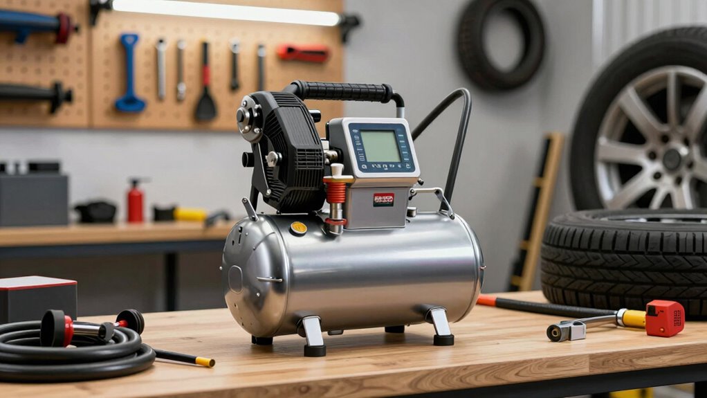 assess garage air and tools