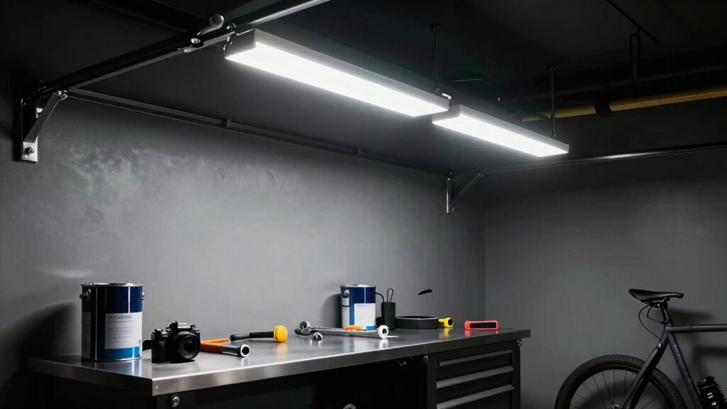 assess improve garage lighting