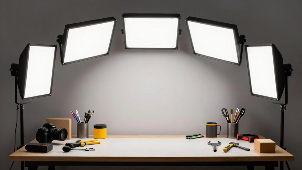 assess lighting reduce shadows