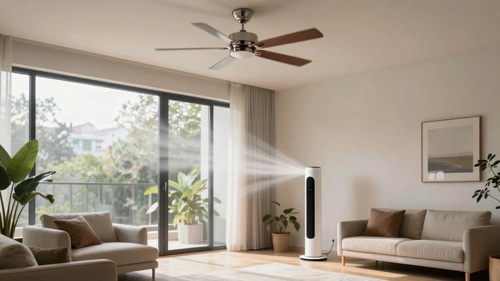 assess room size and airflow