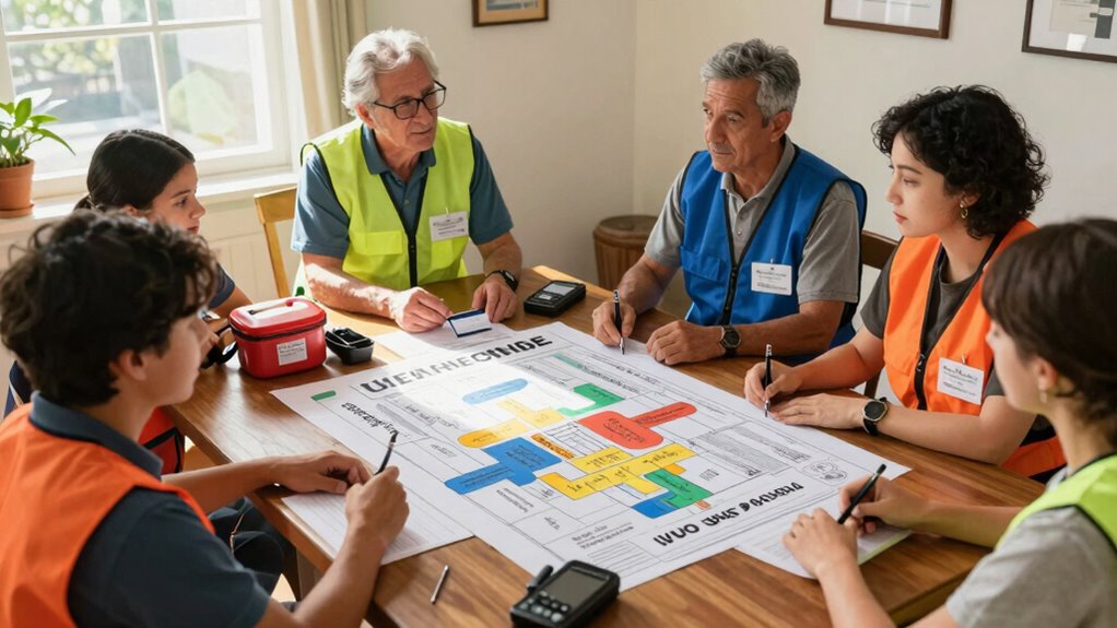 assign roles for emergency