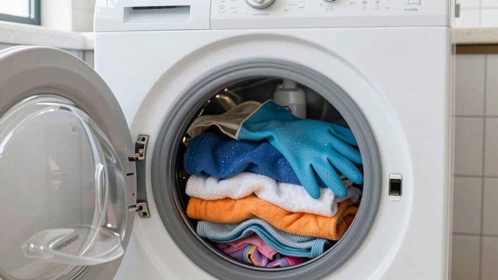 avoid softeners during sanitizing