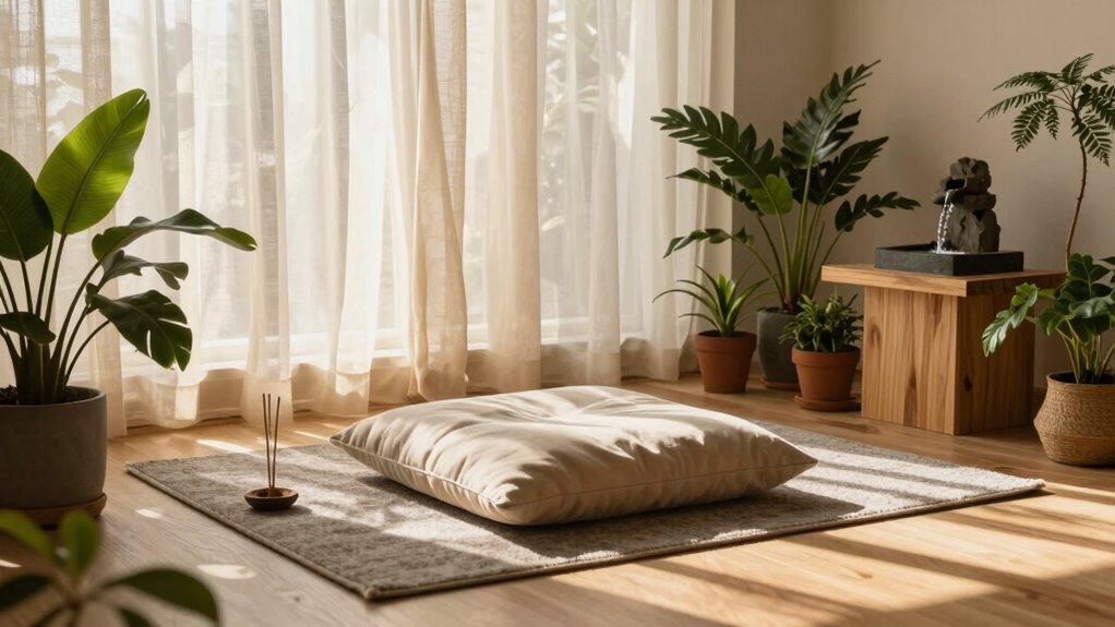 calm serene visual environment