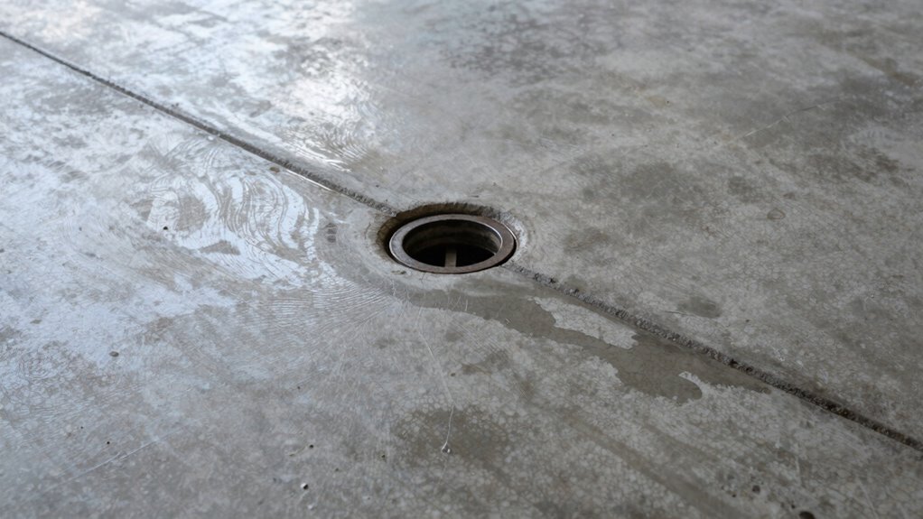 check for drain obstructions