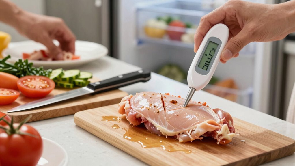 check temperatures for safety