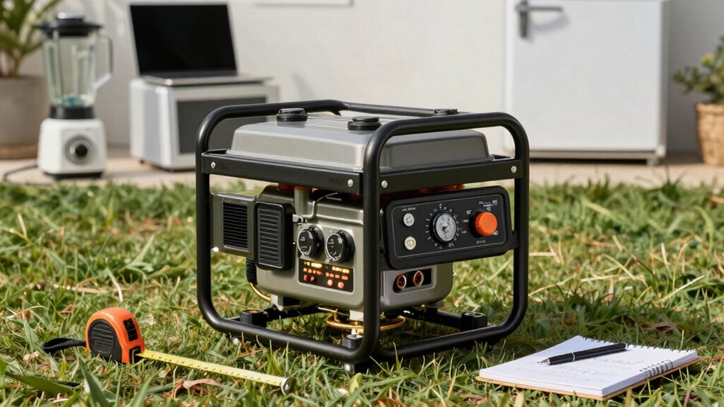 choose appropriate generator size