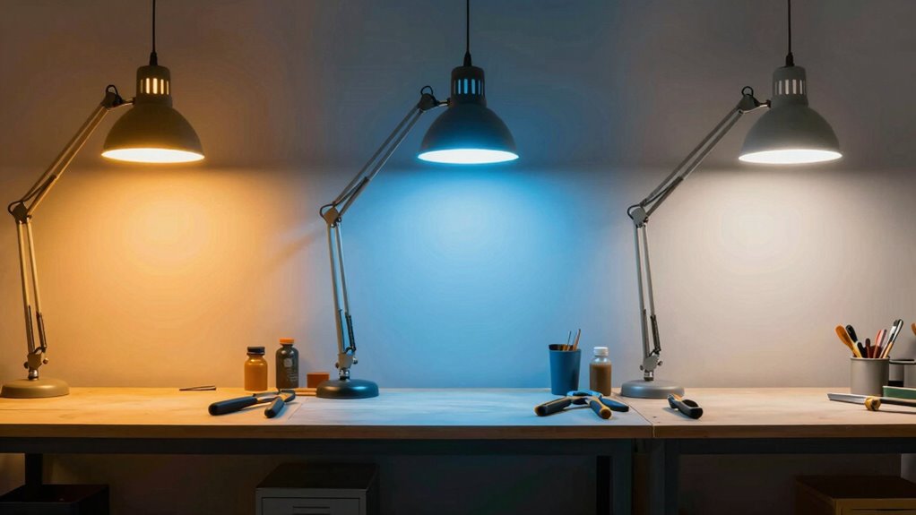 choose appropriate lighting temperatures
