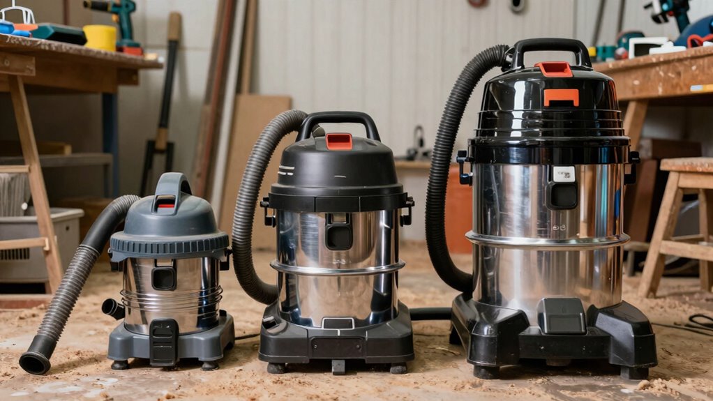 choose appropriate shop vacuum