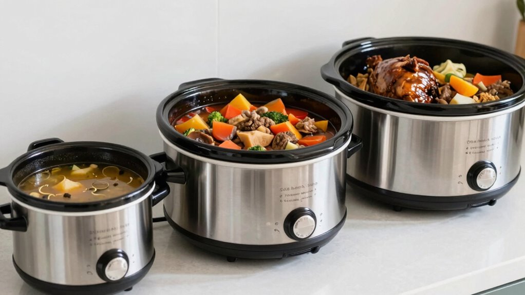 choose appropriate slow cooker size