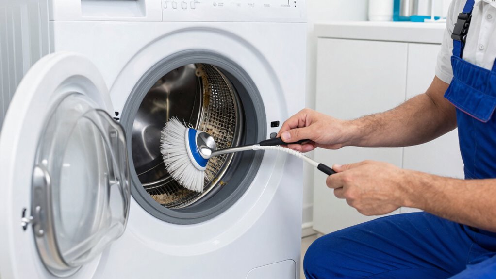 clean dryer vent annually