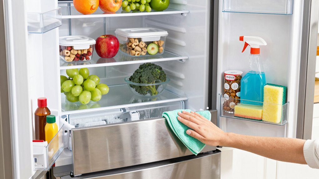 clean organize defrost maintain