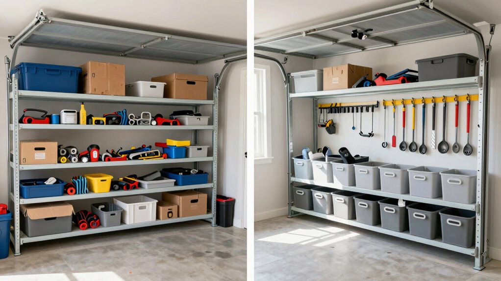 clear declutter organize garage