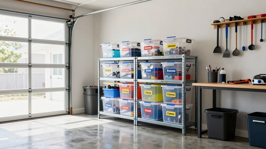 clear durable organized labels