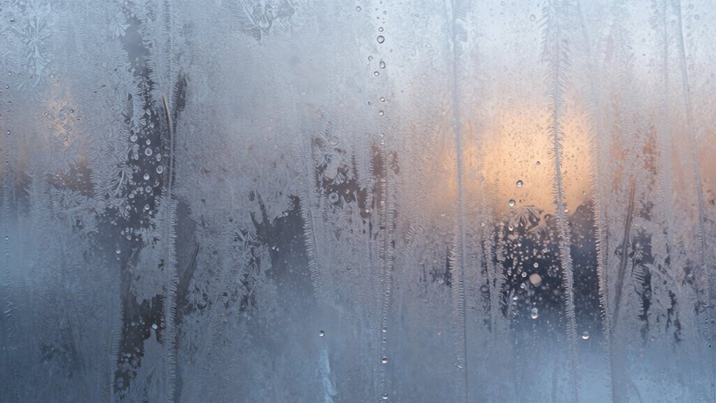 cold weather causes window condensation