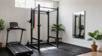 compact authentic workout space