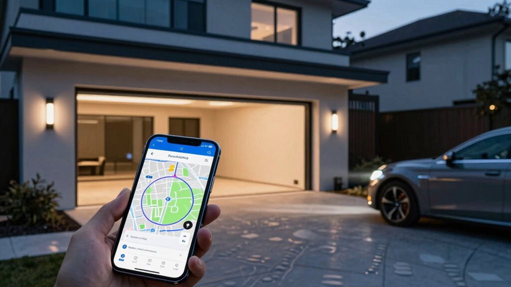 configure smart garage geofencing