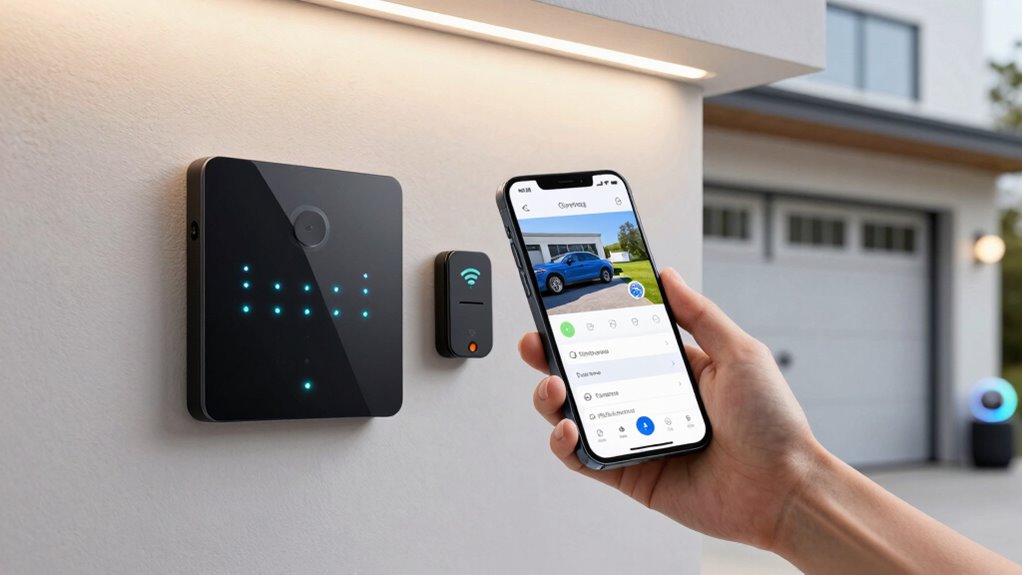 connect garage devices via voice