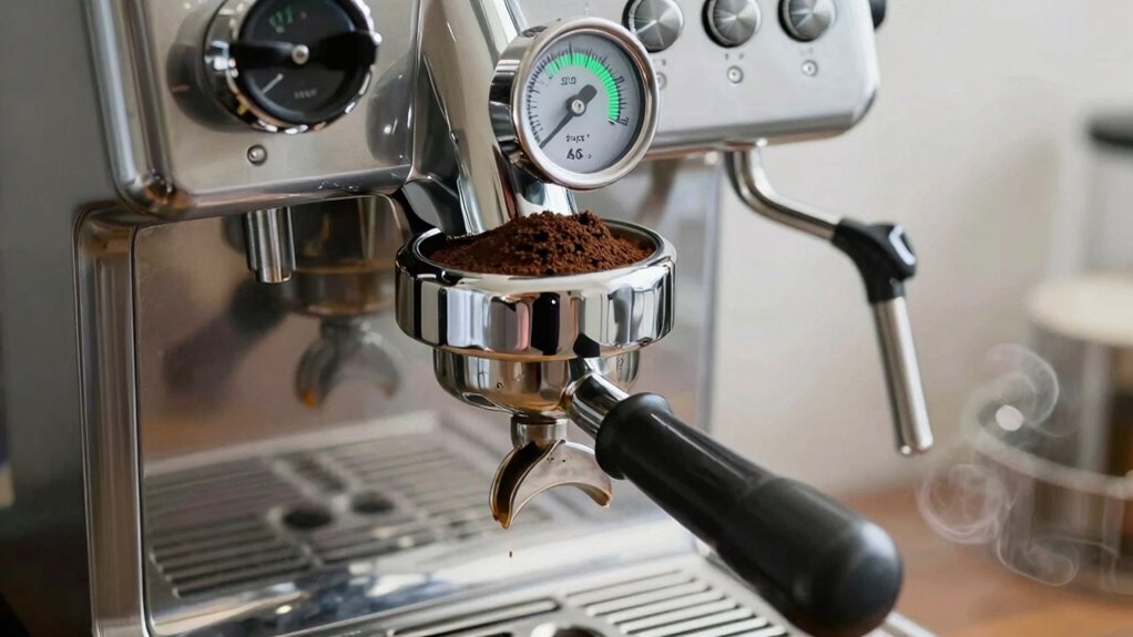 consistent espresso pressure maintenance