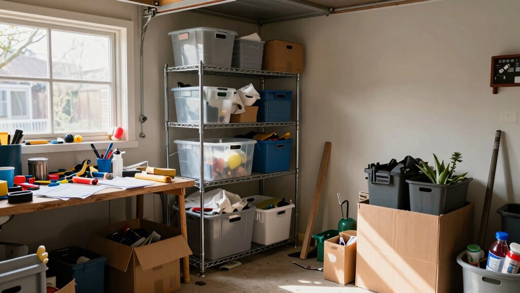 consistent proactive garage organization