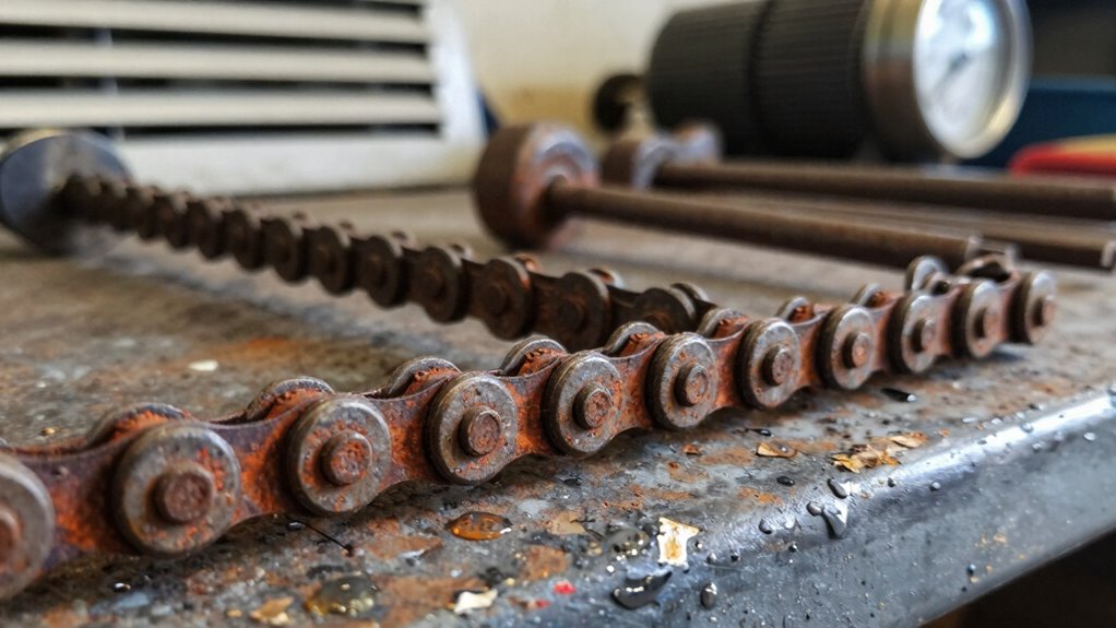control temperature to prevent rust
