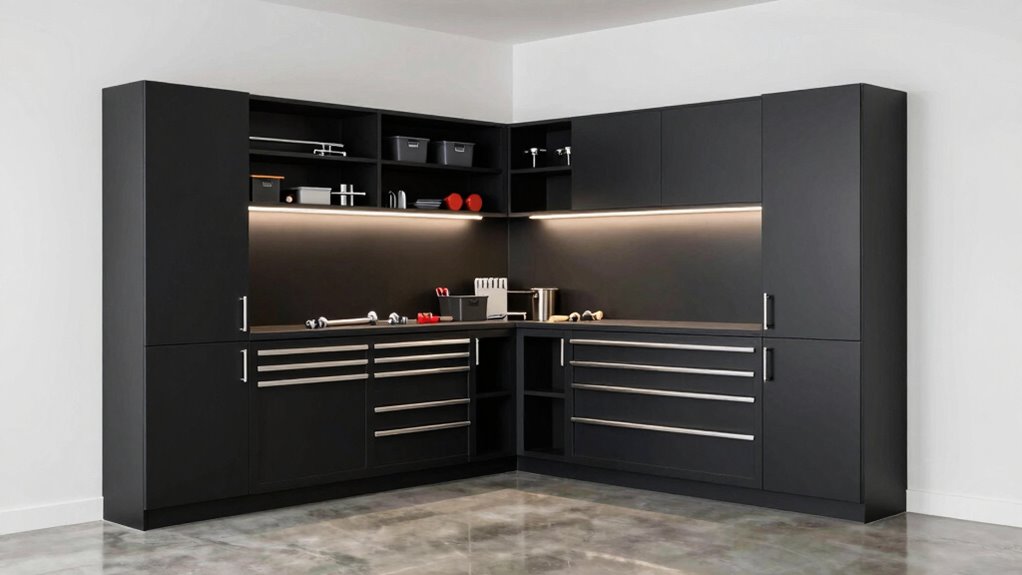 corner garage storage considerations