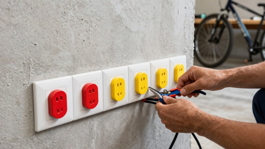 cover outlets fix wiring