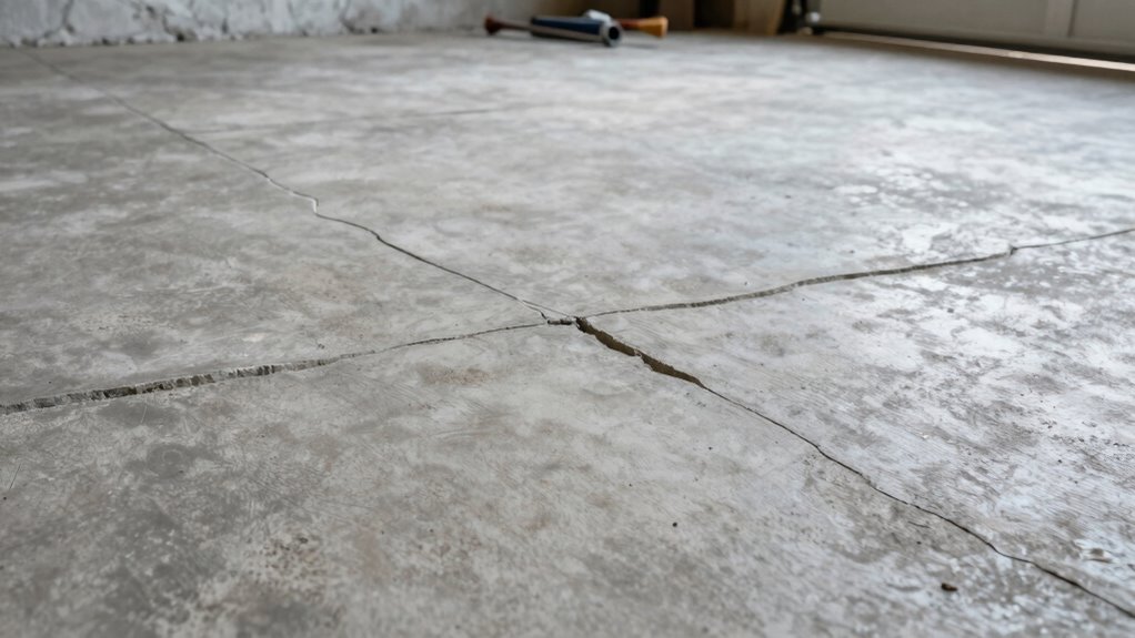 cracks indicate structural damage