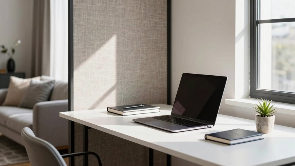 create an organized ergonomic workspace