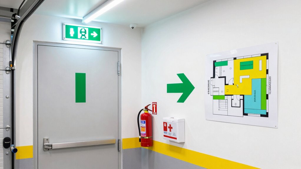 create clear escape routes regularly