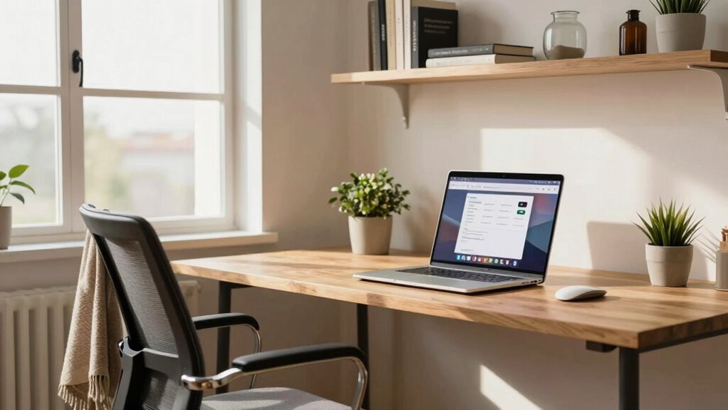 create focused productive workspace