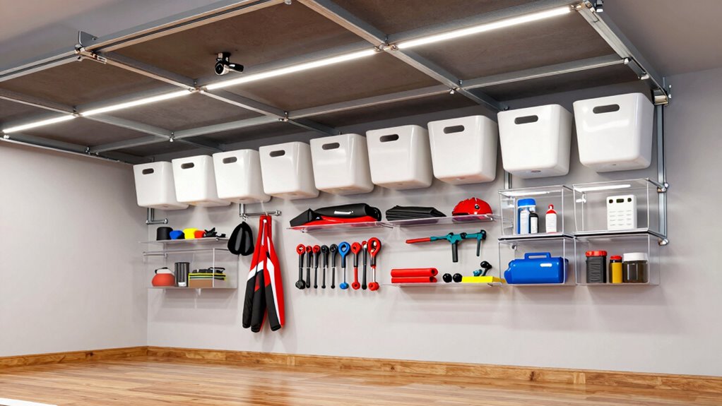 create organized storage zones