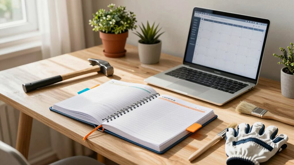 create seasonal maintenance schedule