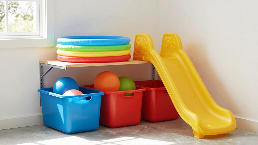 creative outdoor toy storage