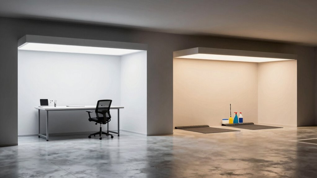 custom garage lighting scenes
