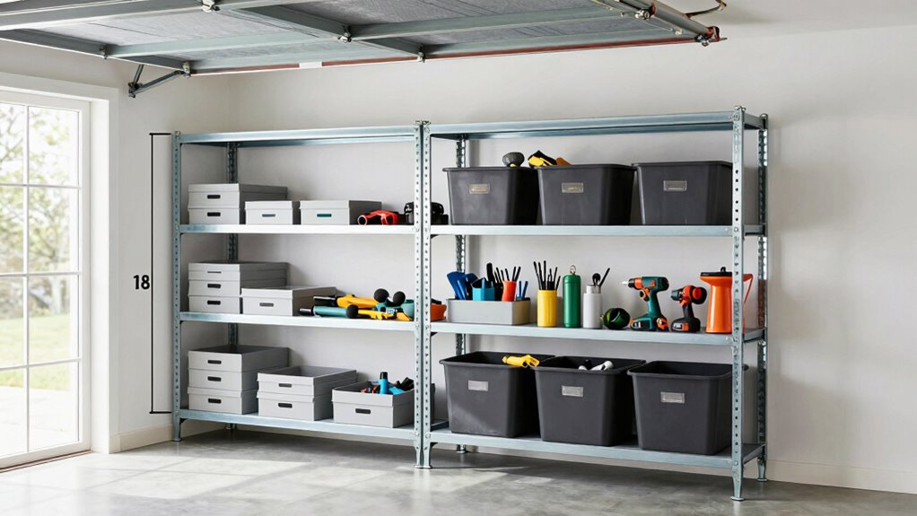 customizable shelf depth options