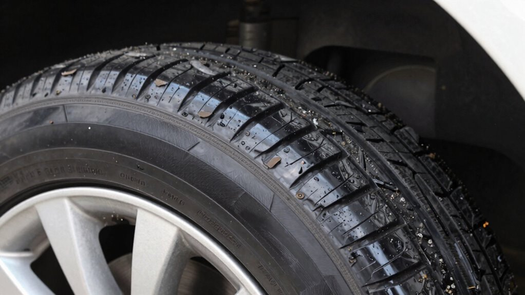 debris adhesion from road surfaces