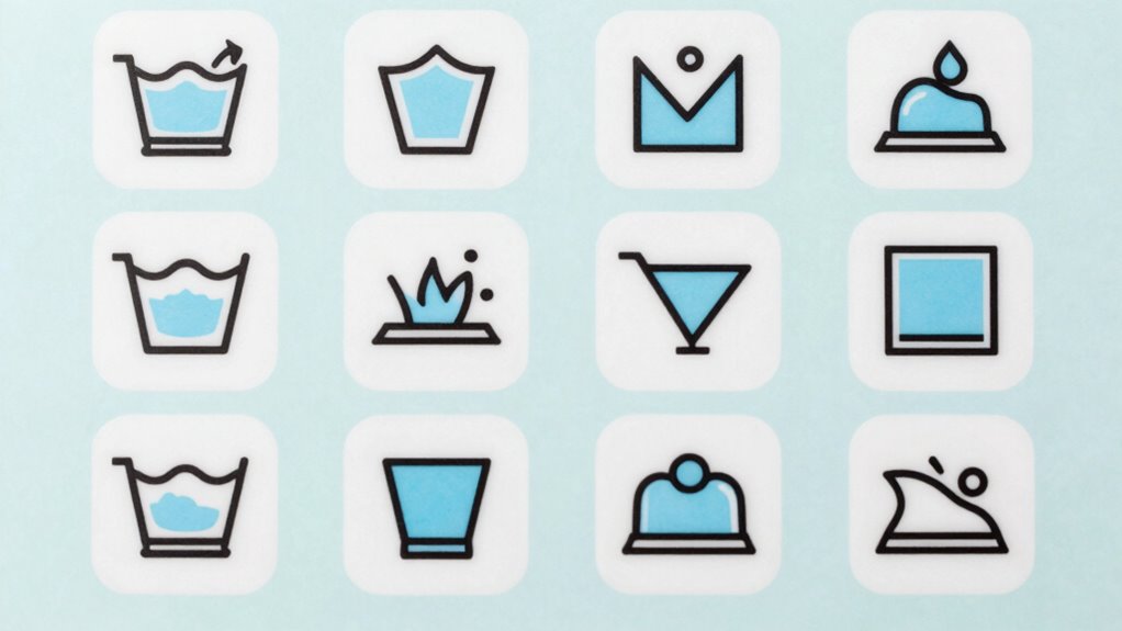 decipher laundry care symbols