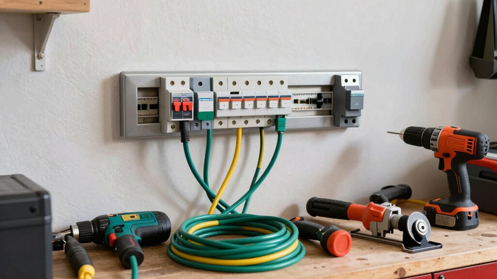 dedicated garage electrical circuit