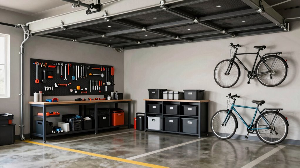 dedicated garage user zones