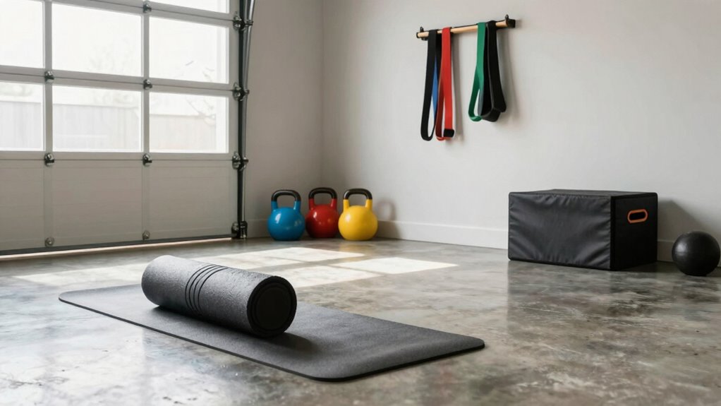 dedicated stretching and mobility space