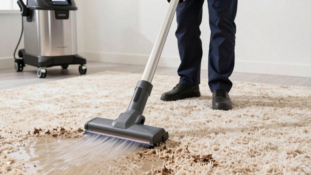 deep carpet cleaning process